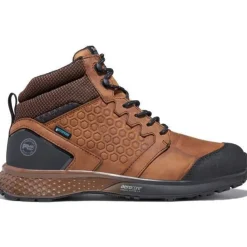 Timberland Pro Men's Reaxion Soft Toe WP Work Boot- Brown- TB1A27BG214