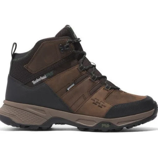 Timberland Pro Men's Switchback LT Soft Toe WP Work Boot- Brown- TB1A5U7K214