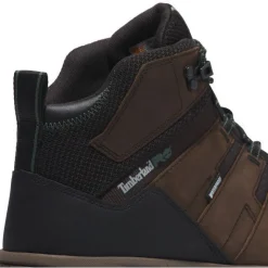 Timberland Pro Men's Switchback LT Soft Toe WP Work Boot- Brown- TB1A5U7K214