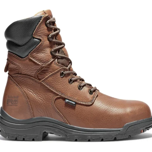 Timberland PRO Men's TiTAN 8" Alloy Toe WP Work Boot Brown TB147019210