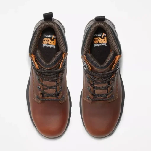 Timberland Pro Men's Titan EV 6" WP Comp Toe Work Boot -Brown- TB0A42FY214
