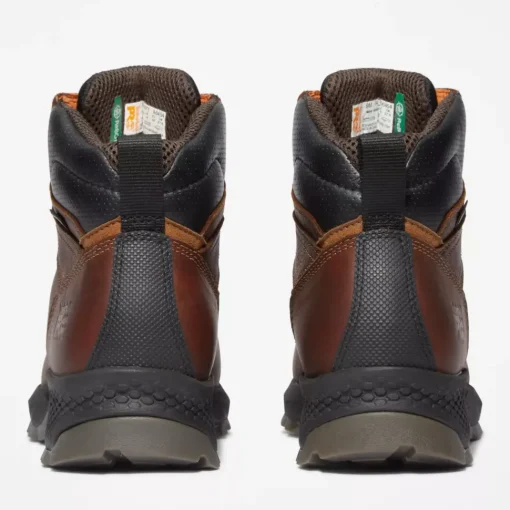 Timberland Pro Men's Titan EV 6" WP Comp Toe Work Boot -Brown- TB0A42FY214