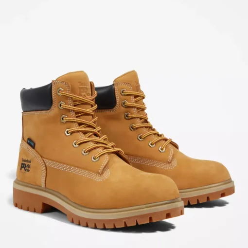 Timberland Pro Women's Direct Attach 6" WP Steel Toe Work Boot -Wheat- TB1A2QVU231