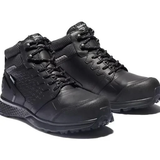 Timberland Pro Women's Reaxion Comp Toe WP Work Boot Black TB0A21QA001