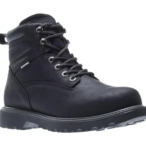 Wolverine Men's 6" Floorhand Stl Toe WP Work Boot - Brown - W10691