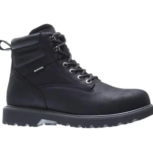Wolverine Men's 6" Floorhand Stl Toe WP Work Boot - Brown - W10691