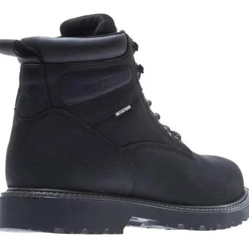 Wolverine Men's 6" Floorhand Stl Toe WP Work Boot - Brown - W10691
