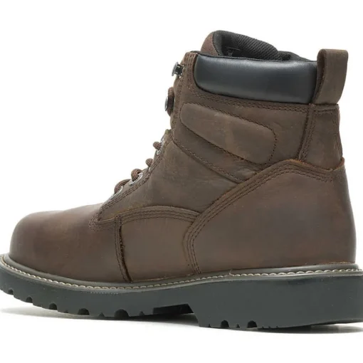 Wolverine Men's Floorhand 6" Soft Toe WP Work Boot- Brown- W10643