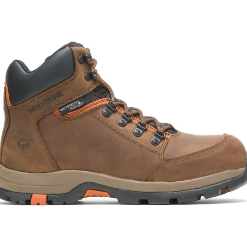 Wolverine Men's Grayson Mid Steel Toe WP Work Boot - Brown - W211043
