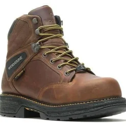 Wolverine Men's Hellcat 6" Comp Toe WP Work Boot - Tobacco - W201175