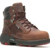 Wolverine Men's Hellcat Fuse 6" WP Comp Toe Usprg Work Boot - Peanut - W221011