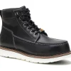 Wolverine Men's I-90 Durashock 6" Soft Toe WP Wedge Work Boot Black W200147