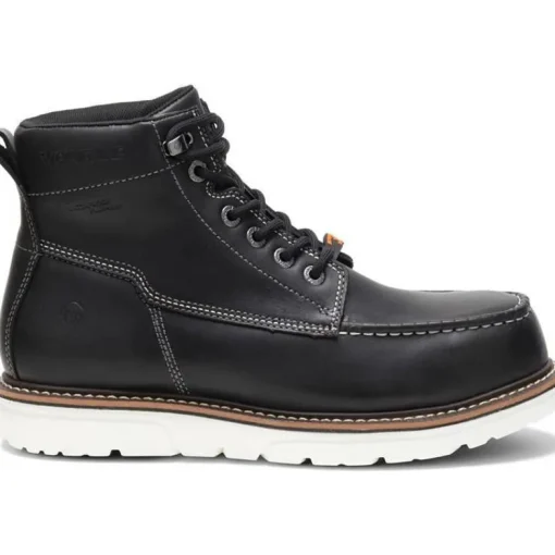Wolverine Men's I-90 Durashock 6" Soft Toe WP Wedge Work Boot Black W200147
