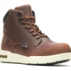 Wolverine Men's Kickstart Durashocks 6" WP Work Boot - Peanut - W080036