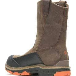 Wolverine Men's Overpass Carbonmax Comp Toe WP Work Boot- Coffee- W10708