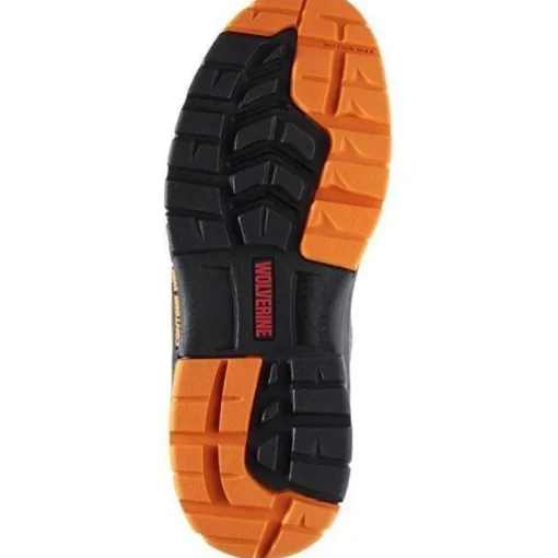 Wolverine Men's Overpass Safety Toe 6" WP Work Boot - Brown - W10717