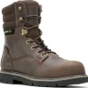 Wolverine Men's Revival 8" Comp Toe WP Work Boot- Brown- W241019