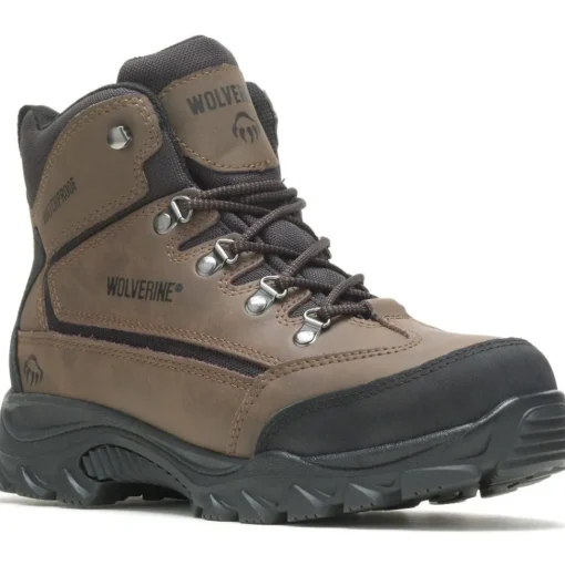 Wolverine Men's Spencer Waterproof Hiking Boot - Brown/Black - W05103