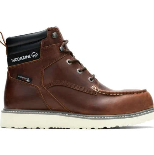 Wolverine Men's Trade Wedge Steel Toe WP Work Boot - Rust - W230056