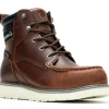 Wolverine Men's Trade Wedge Steel Toe WP Work Boot - Rust - W231117