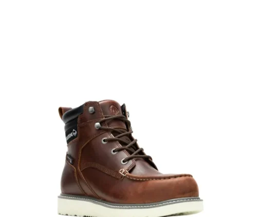 Wolverine Men's Trade Wedge Steel Toe WP Work Boot - Rust - W230056