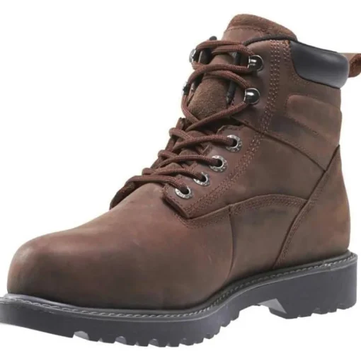 Wolverine Women's Floorhand Steel Toe WP Work Boot - Brown - W10696
