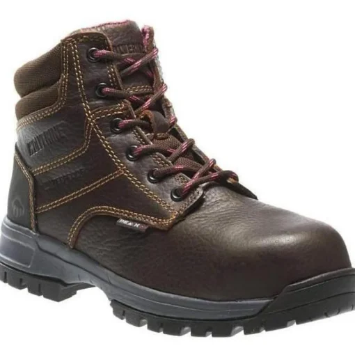 Wolverine Women's Piper 6" Comp Toe WP EH Work Boot - Brown - W10180