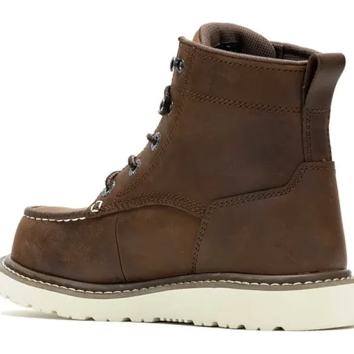 Wolverine Women's Trade 6" Comp Toe Wedge Unlined Work Boot- Brown- W241058