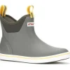 Xtratuf Men's 6" Ankle Deck Waterproof Boot - Gray / Yellow - 22735