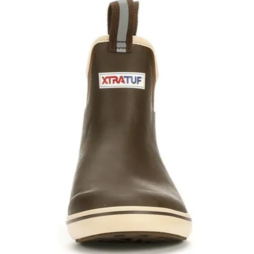 Xtratuf Men's 6" Ankle Deck Waterproof Boot - Chocolate / Tan - 22734