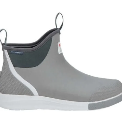 Xtratuf Men's Ankle 6" WP Slip Resistant Deck Boot -Grey- ADSM100