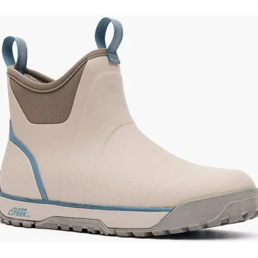 Xtratuf Men's Ice Fleege Lined WP Ankle Deck Work Boot -White- XMABI900