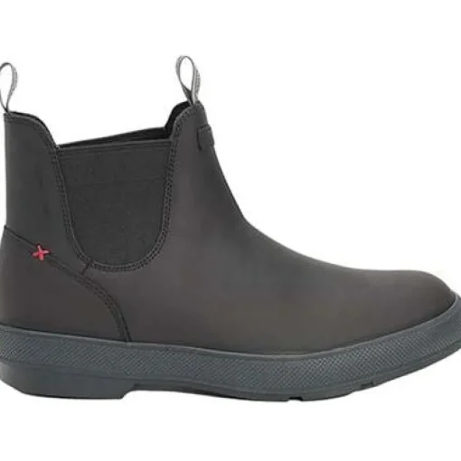 Xtratuf Men's Legacy WP Slip Resist Leather Chelsea Boot -Black- LCM000