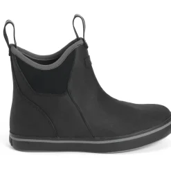 Xtratuf Women's Leather 6" Ankle Deck WP Work Boot - Black - XWAL-000