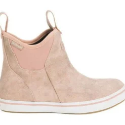 Xtratuf Women's Leather 6" WP Ankle Deck Work Boot -Pink- XWAL400