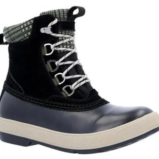 Xtratuf Women's Legacy Lte WP Slip Resist Lace Work Boot -Black- XWLT000